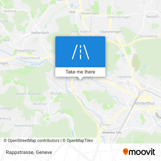 Rappstrasse map