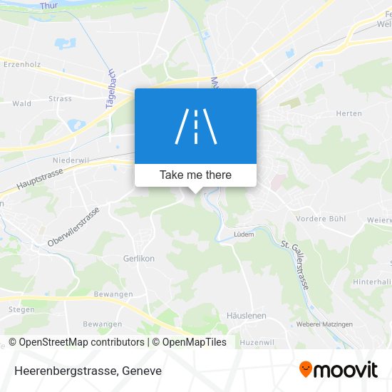 Heerenbergstrasse map