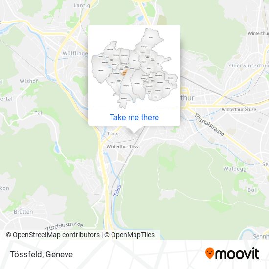 Tössfeld map
