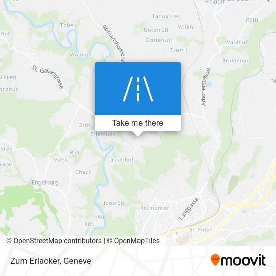 Zum Erlacker map