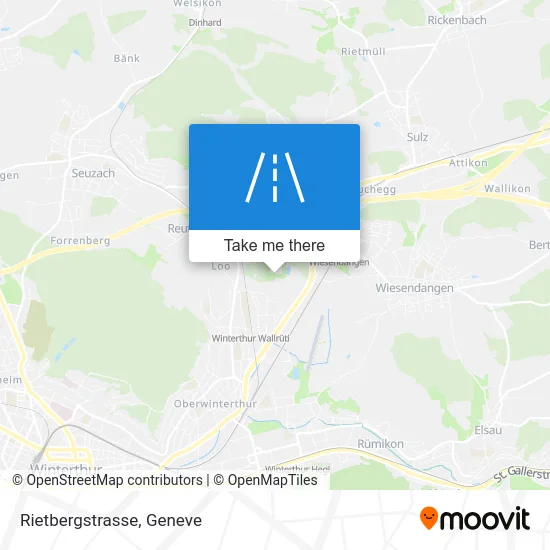 Rietbergstrasse map