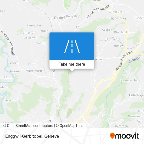 Enggwil-Gerbitobel map