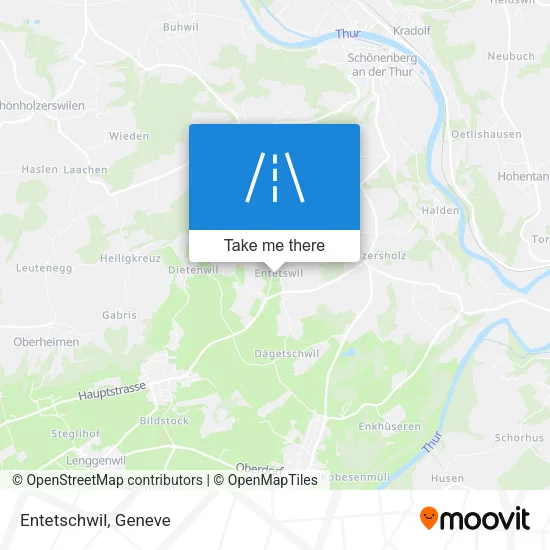 Entetschwil map
