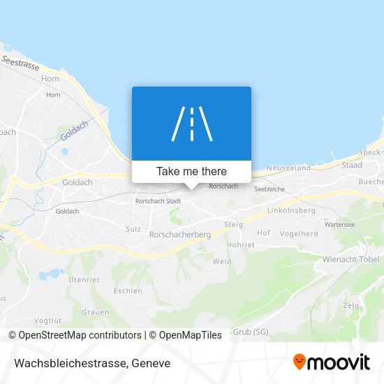 Wachsbleichestrasse map
