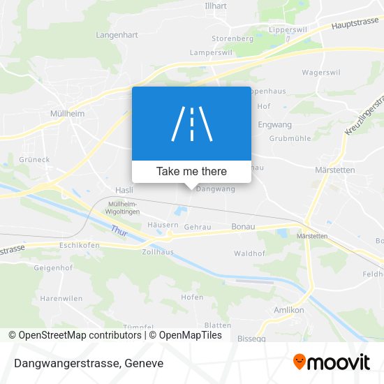 Dangwangerstrasse map