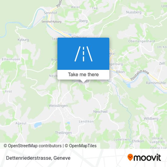 Dettenriederstrasse map