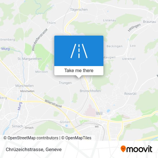 Chrüzeichstrasse map