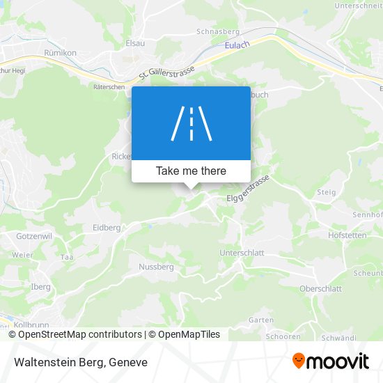 Waltenstein Berg map