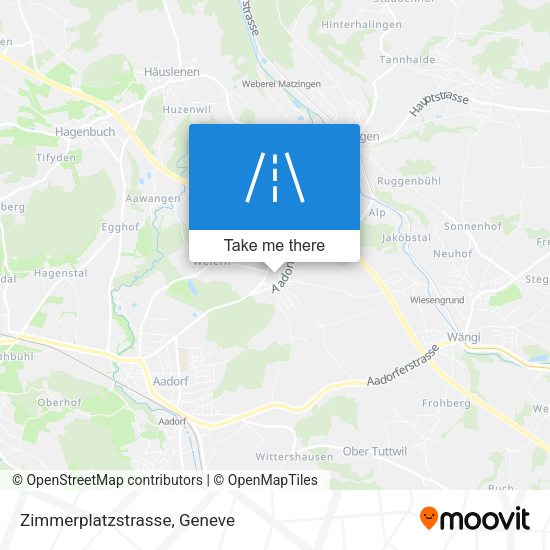 Zimmerplatzstrasse map
