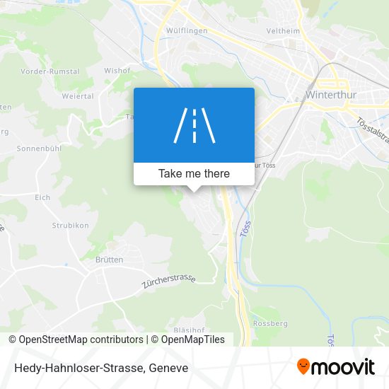 Hedy-Hahnloser-Strasse map
