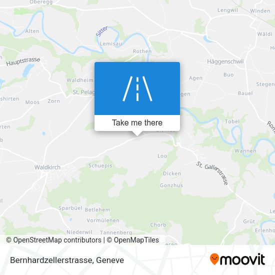Bernhardzellerstrasse map