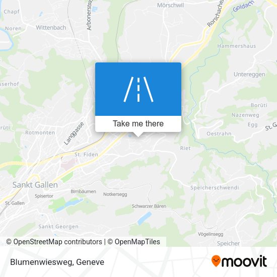 Blumenwiesweg map