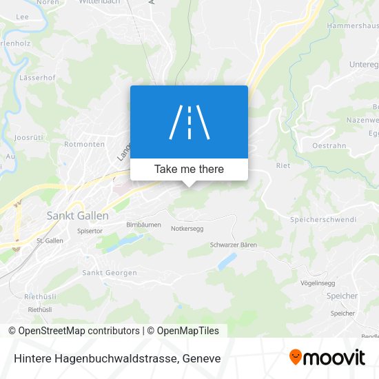 Hintere Hagenbuchwaldstrasse map