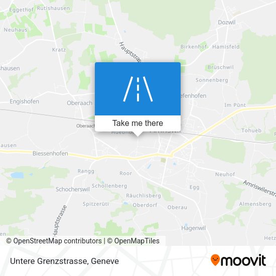 Untere Grenzstrasse map