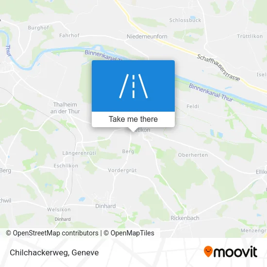 Chilchackerweg map