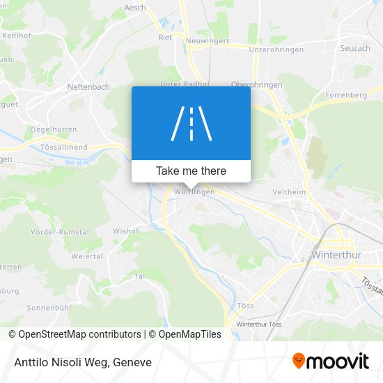 Anttilo Nisoli Weg map