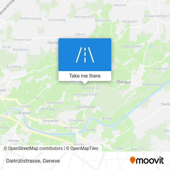 Dietrütistrasse map