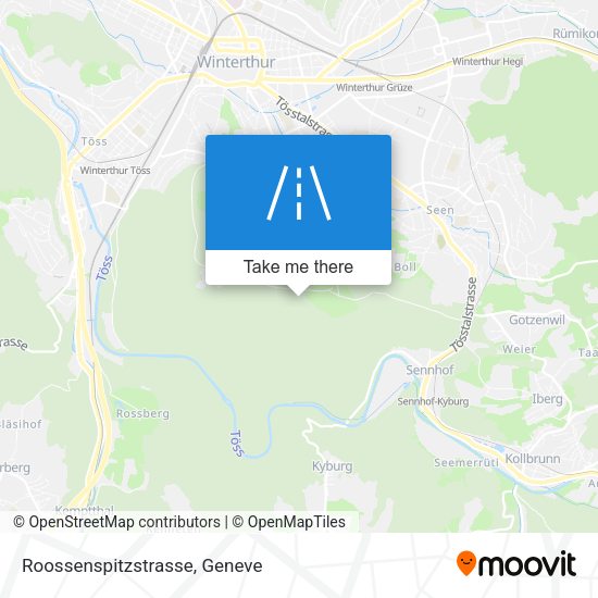 Roossenspitzstrasse map
