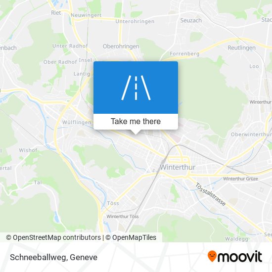Schneeballweg map