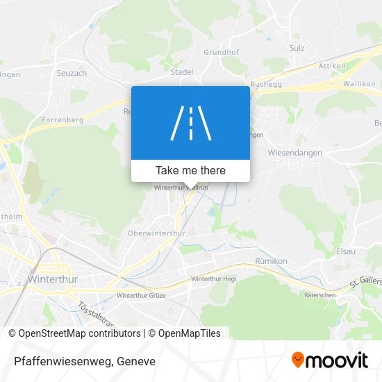 Pfaffenwiesenweg map