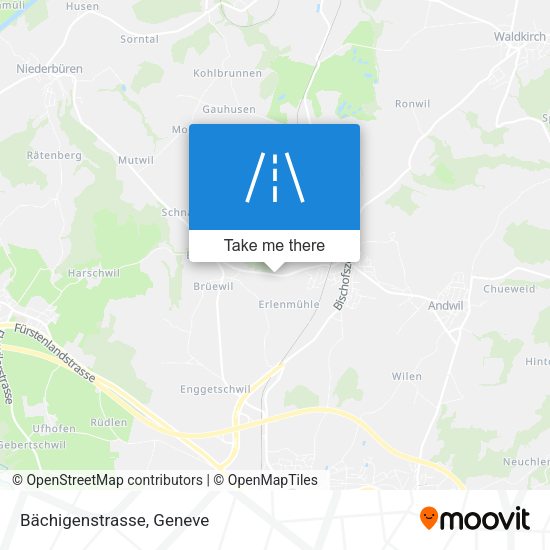 Bächigenstrasse map