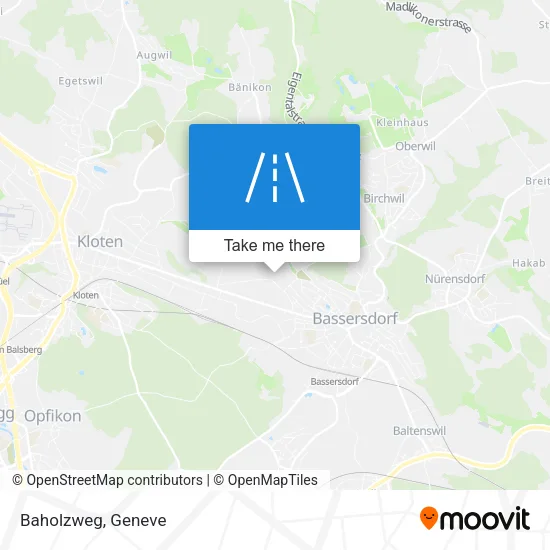 Baholzweg map