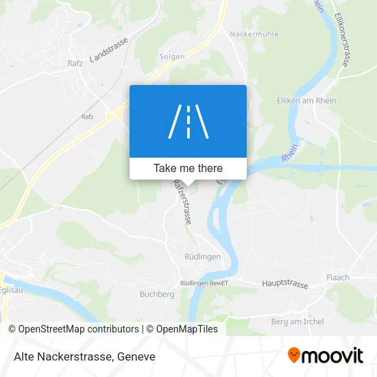 Alte Nackerstrasse map