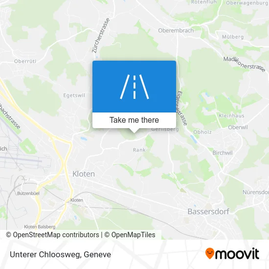 Unterer Chloosweg map