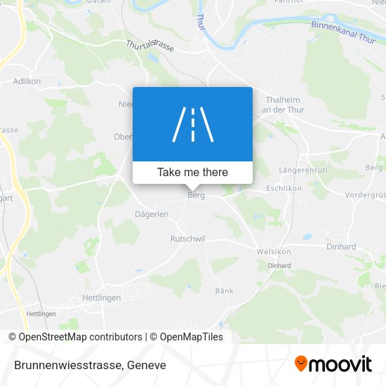 Brunnenwiesstrasse map