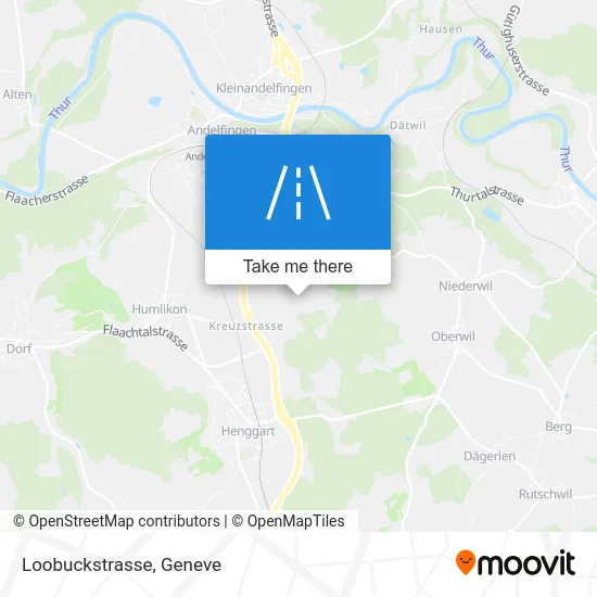 Loobuckstrasse map