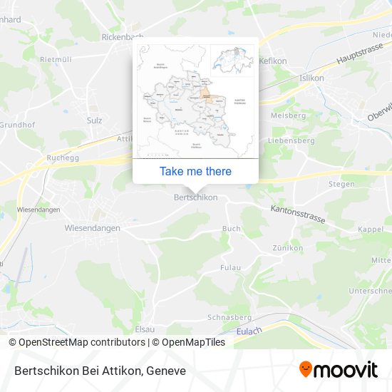 Bertschikon Bei Attikon map