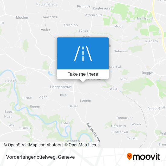 Vorderlangenbüelweg map
