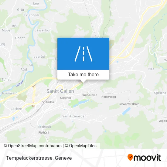 Tempelackerstrasse map
