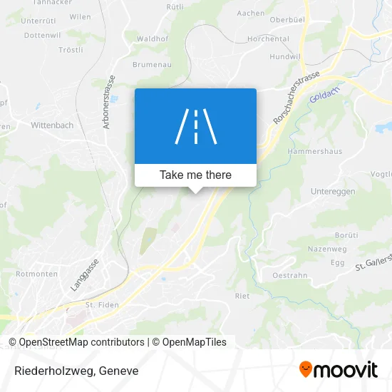 Riederholzweg map