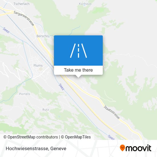 Hochwiesenstrasse map