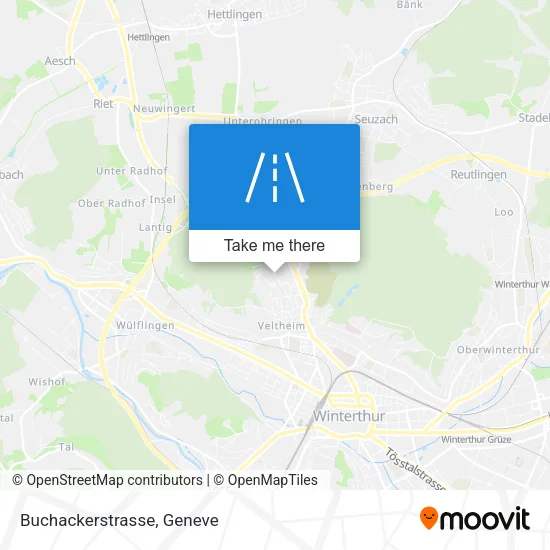 Buchackerstrasse map