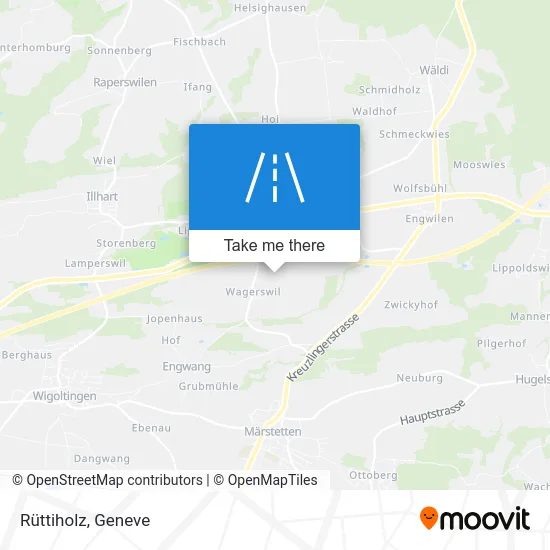 Rüttiholz map