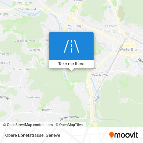 Obere Ebnetstrasse map