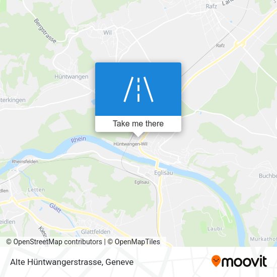 Alte Hüntwangerstrasse map