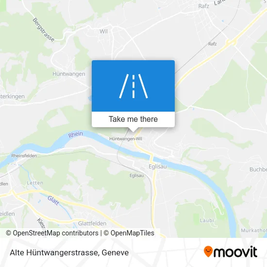 Alte Hüntwangerstrasse map