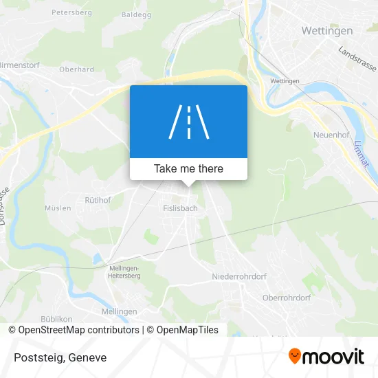 Poststeig map