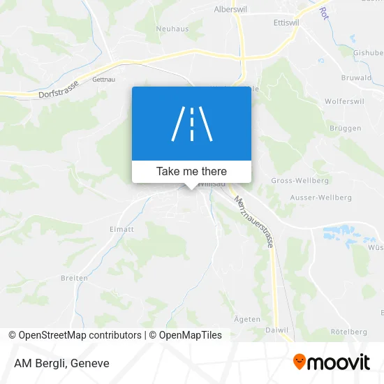 AM Bergli map
