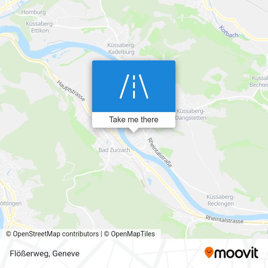 Flößerweg map