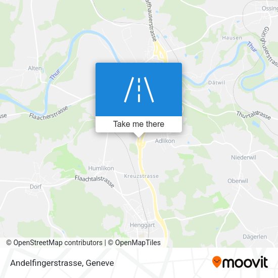 Andelfingerstrasse map