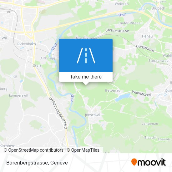 Bärenbergstrasse map