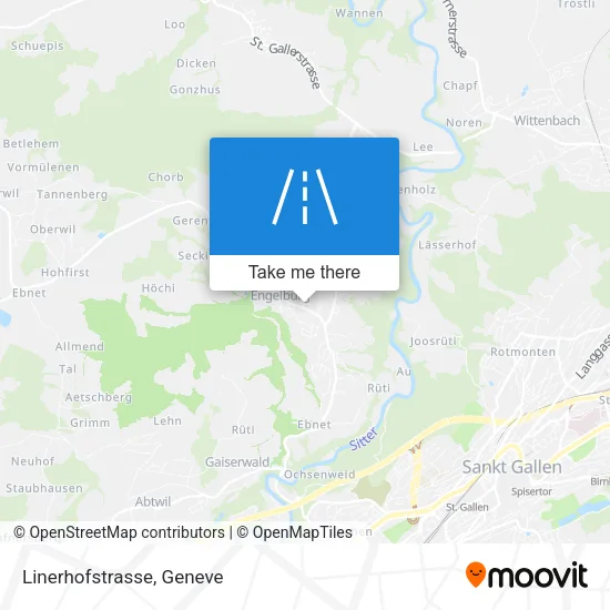 Linerhofstrasse map