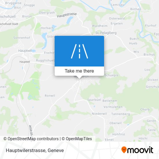 Hauptwilerstrasse map