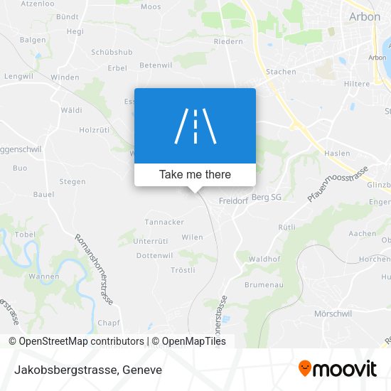 Jakobsbergstrasse map