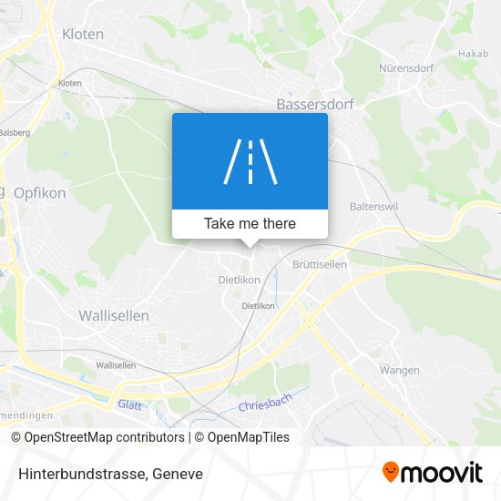 Hinterbundstrasse map