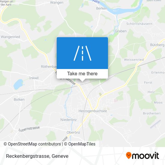 Reckenbergstrasse map